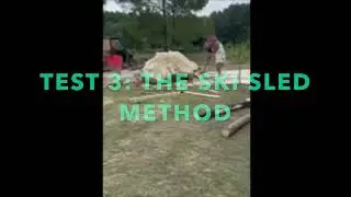 MOVING HUGE 20,000 LB BOULDER ROCK with ONLY a Tractor. Ski Sled Method.