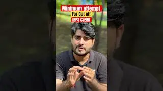 Minimum attempt to clear cut off  IBPS Clerk Pre 2025 #ibpsclerk2025 #sbiclerk2025 ￼