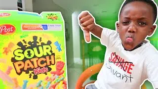 Sour Patch Cereal Taste Test!