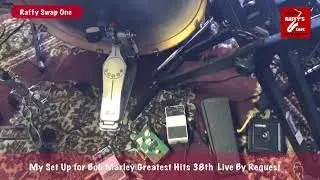 My set up for Raffy&rsquo;s Cafe 38th Weekly Virtual Live By Request featuring Bob Marley Greatest Hits.