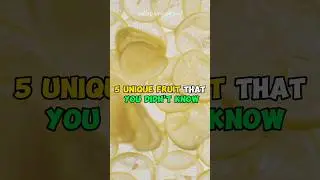 5 Unique Fruit that you Didn't Know. 😱