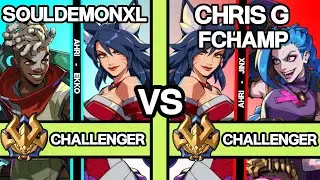 2XKO ▰ CHRIS G & FILIPINO CHAMP (Ahri-Jinx) vs SOULDEMONXL (Ahri-Ekko) ▰ 2XKO Pro Replays