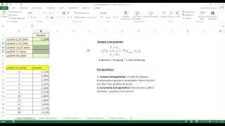 Mathe mit Excel - Interpolation und Extrapolation - Tutorial