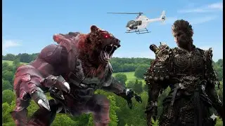 Wukong & Paragon Sparrow Team Up to Save His Son from Boris #bestcartoonvideos #animation #animals