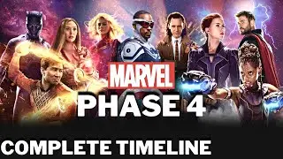 #22 Mcu Phase 4 Timeline Explained in Hindi