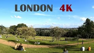 North London from Crouch End to Alexandra Palace ☀ Haringey 4K WALK