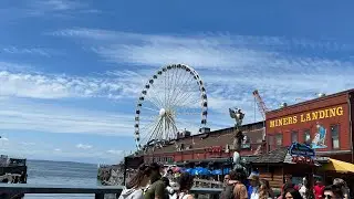 The view from The Great wheel of Seattle