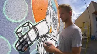 BO SPENCER | RETRO ASTRO MURAL | (FULL VIDEO)
