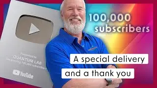 Quantum Lab YouTube Subscriber Award Plaque Unboxing