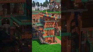 🛠️ Minecraft Steampunk House Build 🏡 | #Shorts