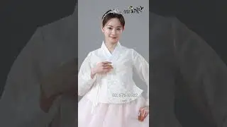 Beautiful Korean Hanbok with graceful appearance.