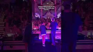 playing original music on the main stage of the cruise ship