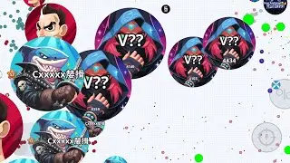 HOW TO DESTROY SAVAGERS 🫵🤡 (AGAR.IO MOBILE)