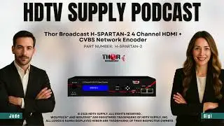 Thor Broadcast H-SPARTAN-2 4 Channel HDMI + CVBS Network Encoder