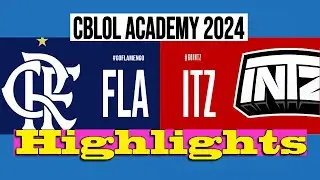FLAMENGO VS INTZ | CBLOL ACADEMY 2024 | Highlights