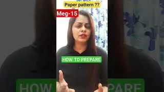 How to deal with meg-15,, paper pattern of meg-15