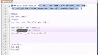 Beginner JavaScript Tutorial   35   Associative Arrays