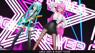 [MMD] 루카루카★나이트 피버(ルカルカ★ナイトフィーバー) [YYB식 Decalcomanie 루카 & Digitrevx식 하츠네 미쿠 V4X]
