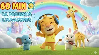 1 Hora de Louvor Infantil: Jesus e Seus Amigos 🐮 M&uacute;sicas Gospel Kids para se Alegrar!