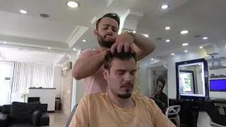 ASMR Turkish Barber Face, Head and Body Massage 256