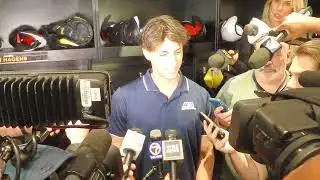 William Moore 2025 Boston Bruins Development Camp Media Scrum!!!