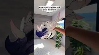 Dragon Puppets and Their Downfalls (new trend) #dragonpuppet #paperdragon