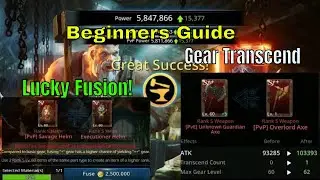 Darkness Rises Beginners Guide: Gear Fusion(Lucky) & Transcending