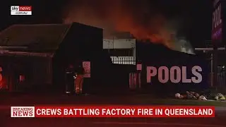 Fire engulfs warehouse in Slacks Creek