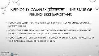 MEANING OF INFERIORITY  COMPLEX #VOCABULARY FOR WRITING #9BANDSVOCABULARY for writing task 2