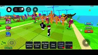 Plant vs brainrot aura farming with cards