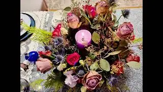 New year Very Peri table setting