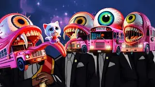SCHOOL BUS MONSTER EATER - Coffin DanceSong COVER🎶Tiles Hop EDM Rush