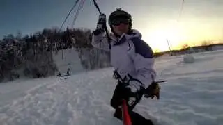 GoPro: Snow trolley