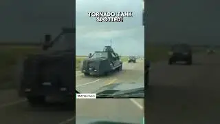 Intercepting the Tornado Tank in the wild! #tornado #dominator #stormchase #stormchasing #reedtimmer