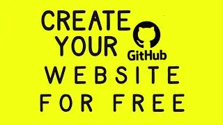 Create and launch your website using Git for free | How to create your website using GitHub for free
