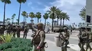 National Guard in Long Beach 2020 Riots