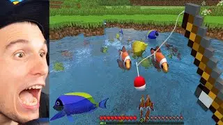 Paluten REAGIERT auf Realistisches Angeln in Minecraft (Minecraft Memes)