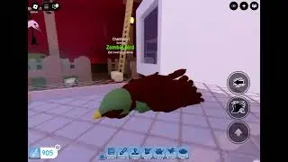 Birth to death as a zombie bird