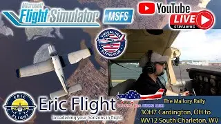 The Mallory Rally VUSA Flying Club | 3OH7 Cardington, OH to WV12 South Charleston, WV | MSFS2024