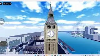 Big Ben chimes 12pm for the midday chime 17th January