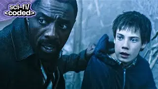 the dark tower (2017) - roland saves jake from a monster posing as his father