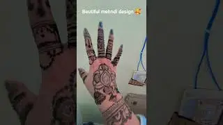 beutiful mehndi design 🥰 #shorts #reel