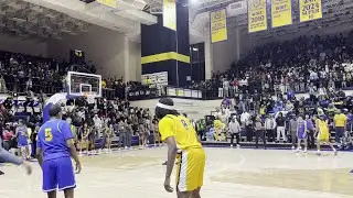 Watch NC A&T men's basketball's game-winning stop against Hofstra and celebration