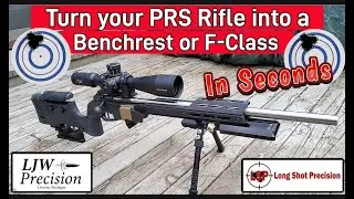 Turn your PRS Rifle into a Benchrest or F-Class Competition Rifle.