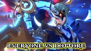 *EVERYONE VS MOON GOD DOTTORE* BOSS FIGHT! Traveler's Moon Moveset Awakening! Genshin Impact 6.3