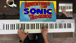 Adventures of Sonic the Hedgehog Theme Song-- Piano Cover