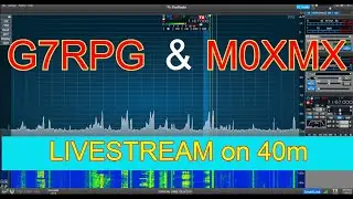 REMOTE OPERATING HAM RADIO on 40m Impromptu Net with G7RPG and company.