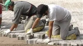 Jose Maria Pellegrino   Obras Publicas   Segunda calle con adoquines en la  localidad