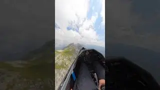 Proximity flying in the alps with a glider 🇦🇹 #shorts #insta360