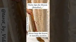 Vastu tips for Broom jhaado🧹#viral #reels #vaastu #tip #remedies  #youtube #subscribe #tarot #reels